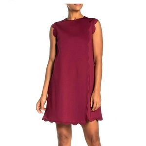 Ted Baker Jasmint scallop overlay dress